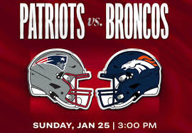 Patriots Vs Broncos AFC Championship game