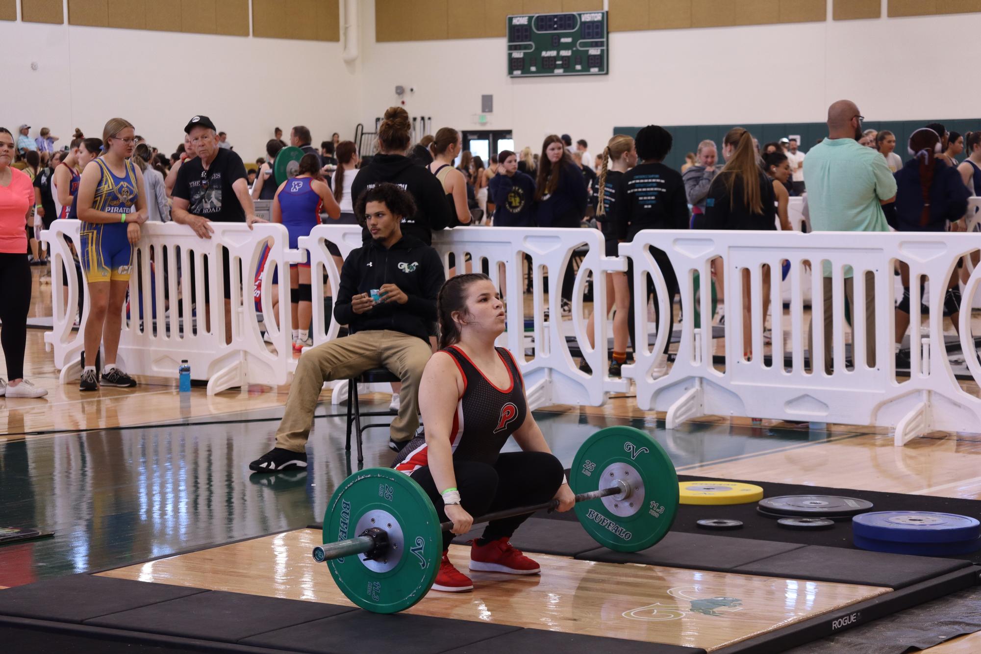 Freshmen in Girl's Weightlifting
