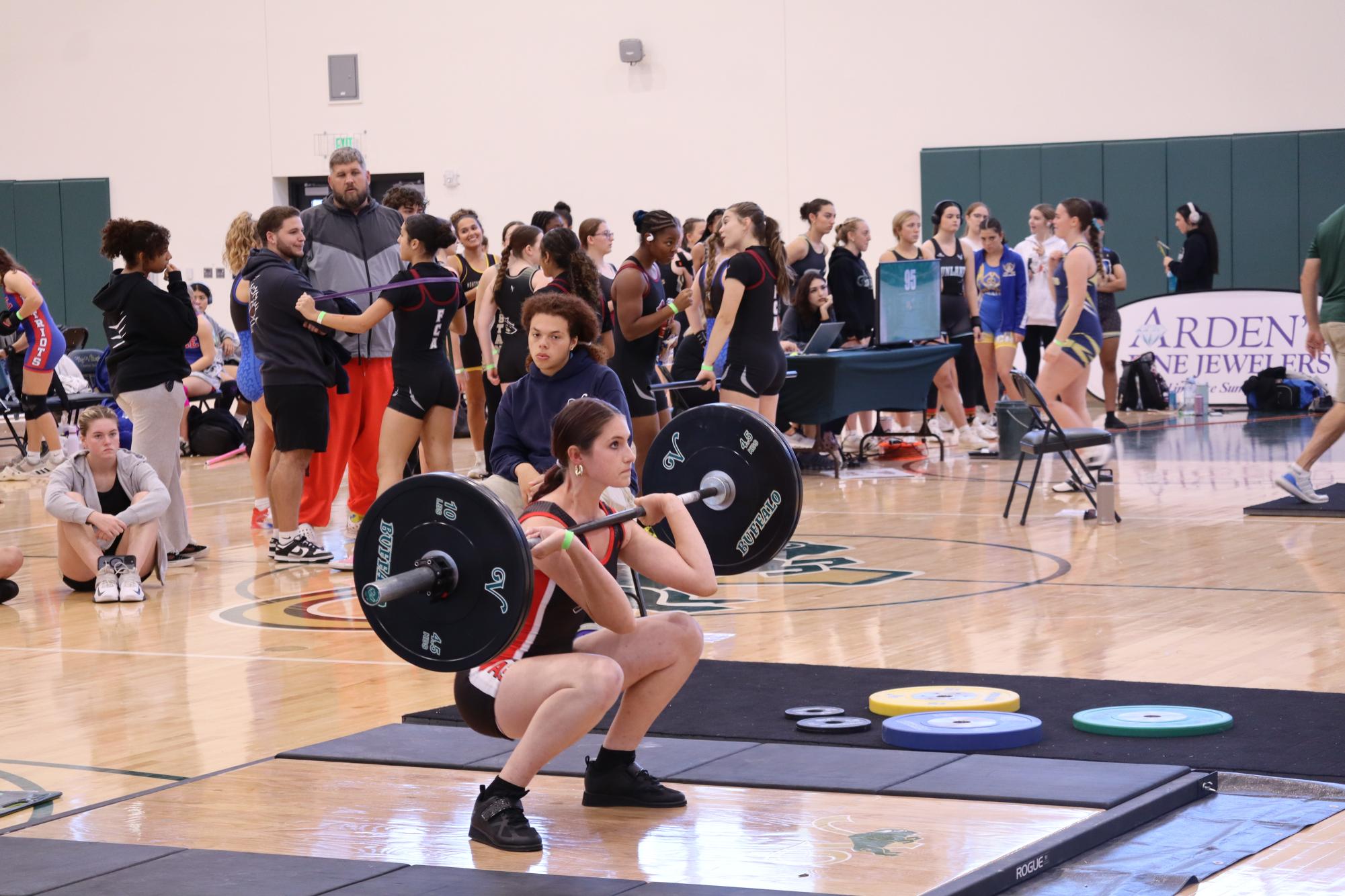 Freshmen in Girl's Weightlifting