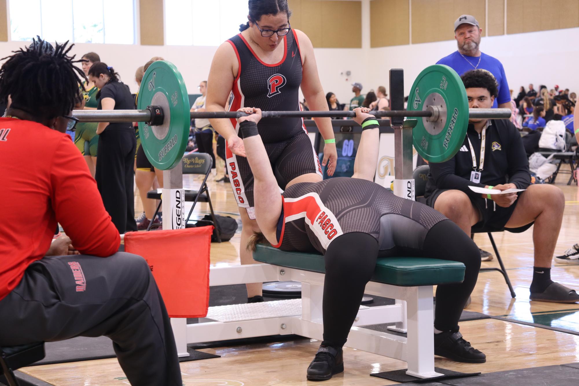 Freshmen in Girl's Weightlifting