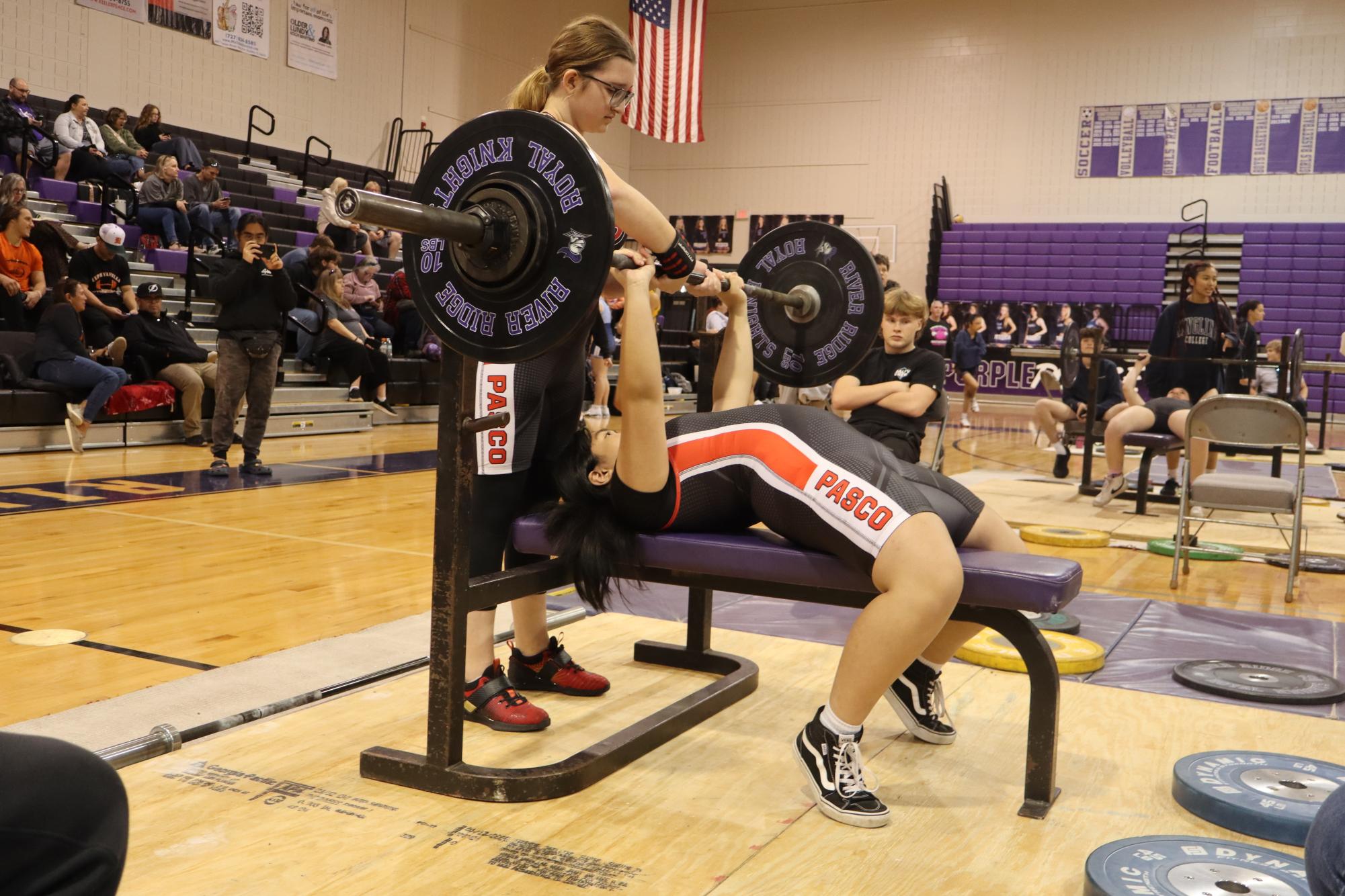 Freshmen in Girl's Weightlifting