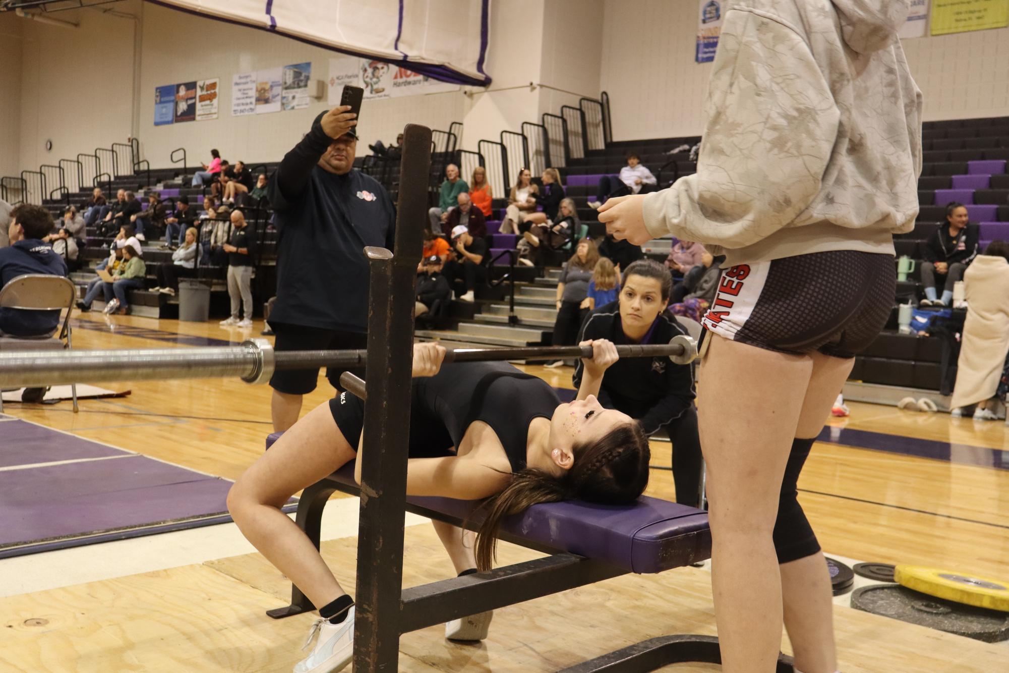 Freshmen in Girl's Weightlifting