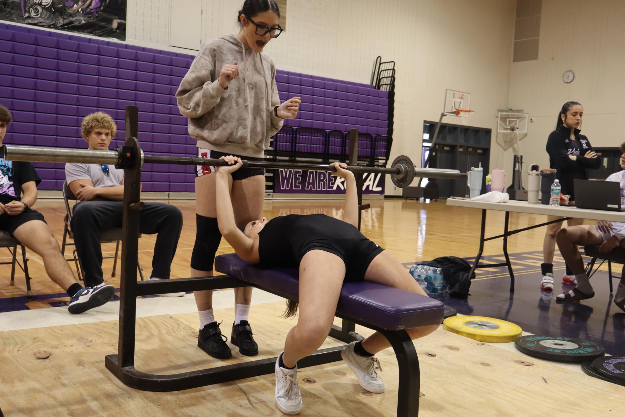 Freshmen in Girl's Weightlifting