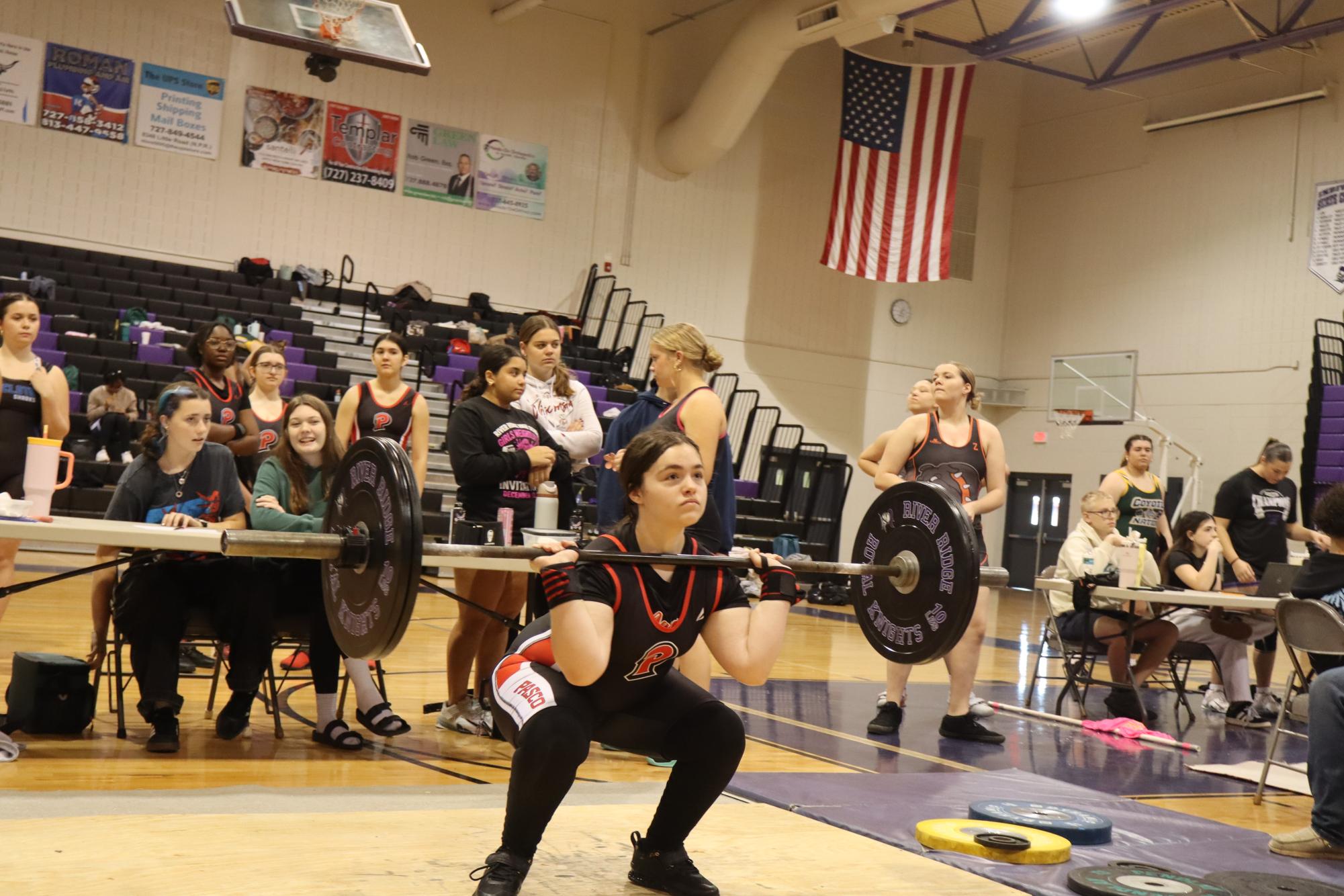 Freshmen in Girl's Weightlifting
